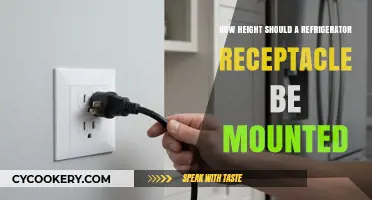 Optimal Height for Mounting Your Refrigerator Receptacle: A Guide