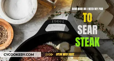 Searing Steak: How High Should Your Pan Be?