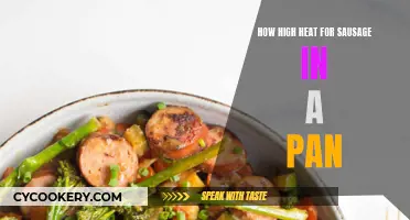 Sizzling Sausages: High Heat for Perfect Pan-Fry