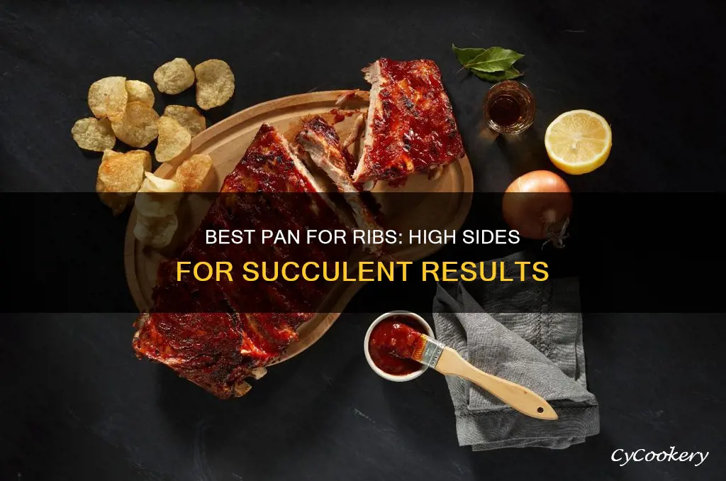 how high sides of pan for ribs