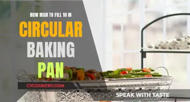 Filling Up a 10-Inch Circular Baking Pan: How High?