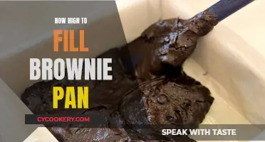 The Perfect Brownie Pan Fill Level