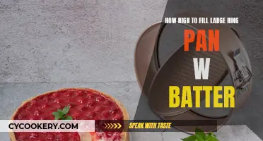 Fill Your Large Ring Pan: Batter Level Tips
