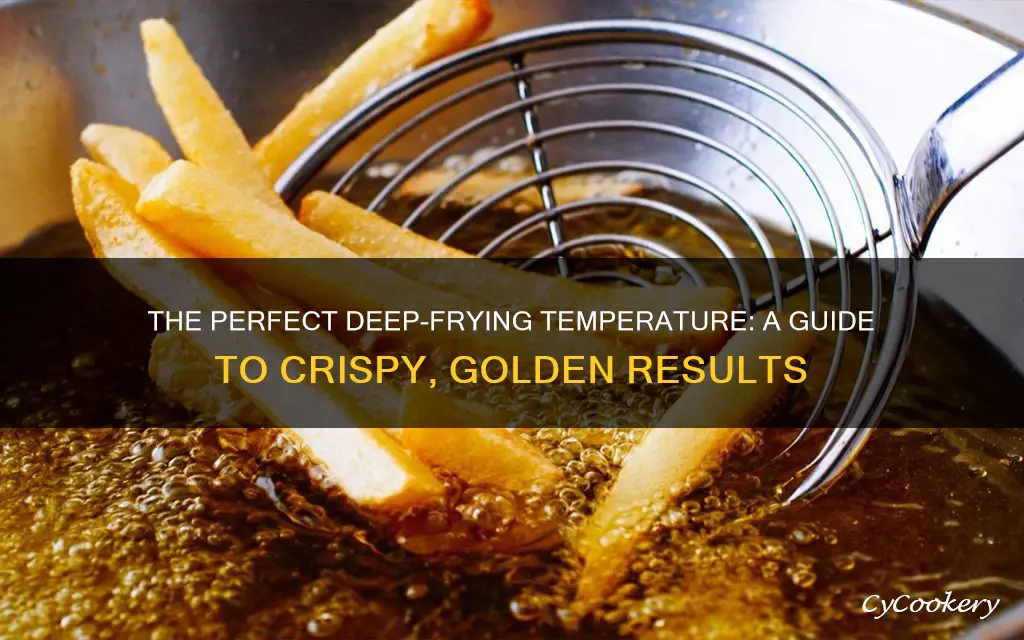 how hot does a deep fryer oil before cooking