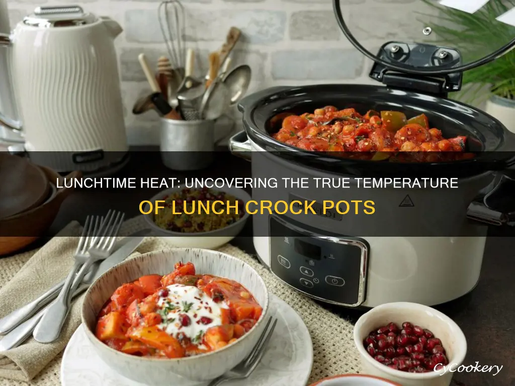 how hot does lunch crock pot get