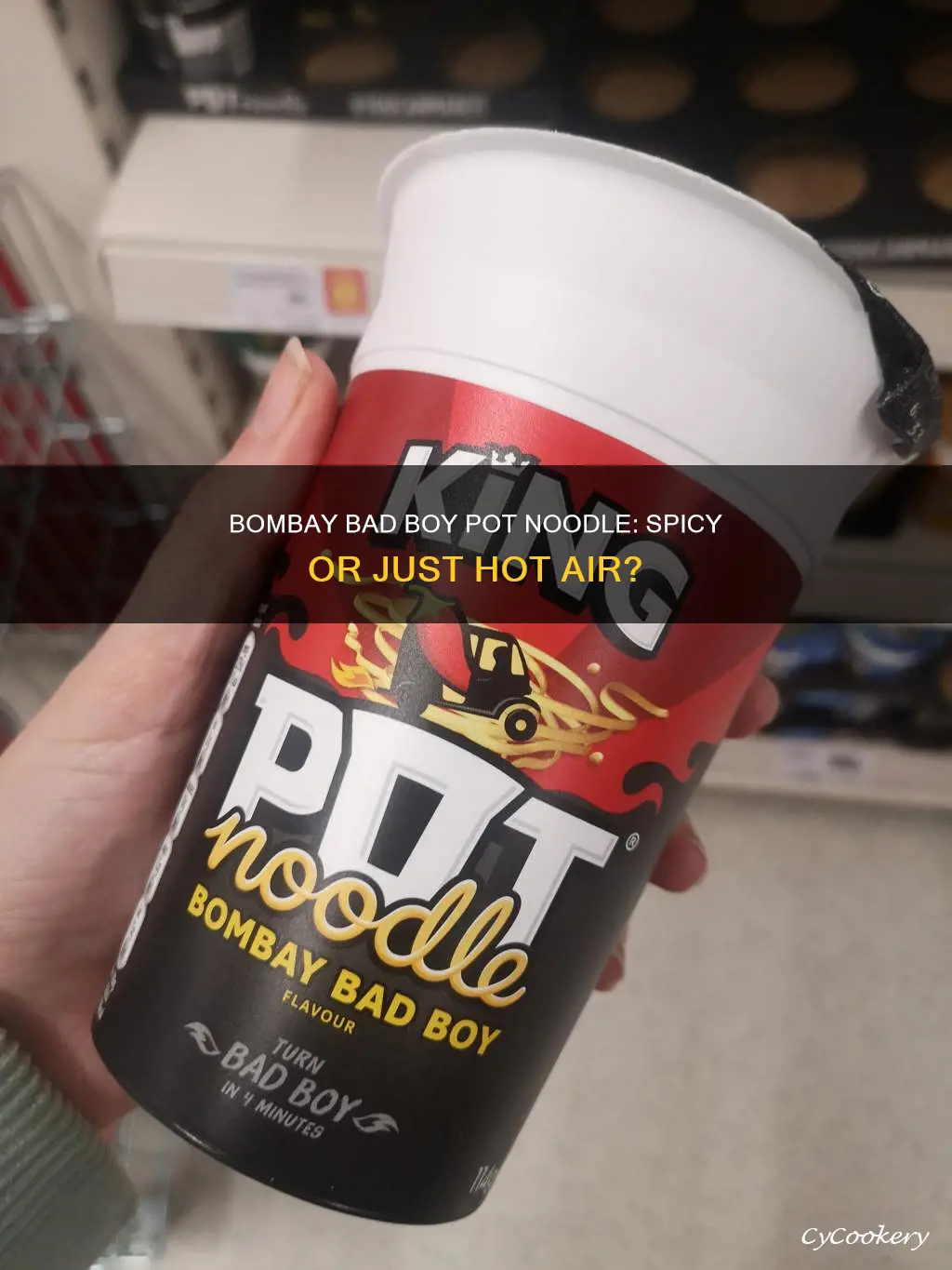 how hot is a bombay bad boy pot noodle