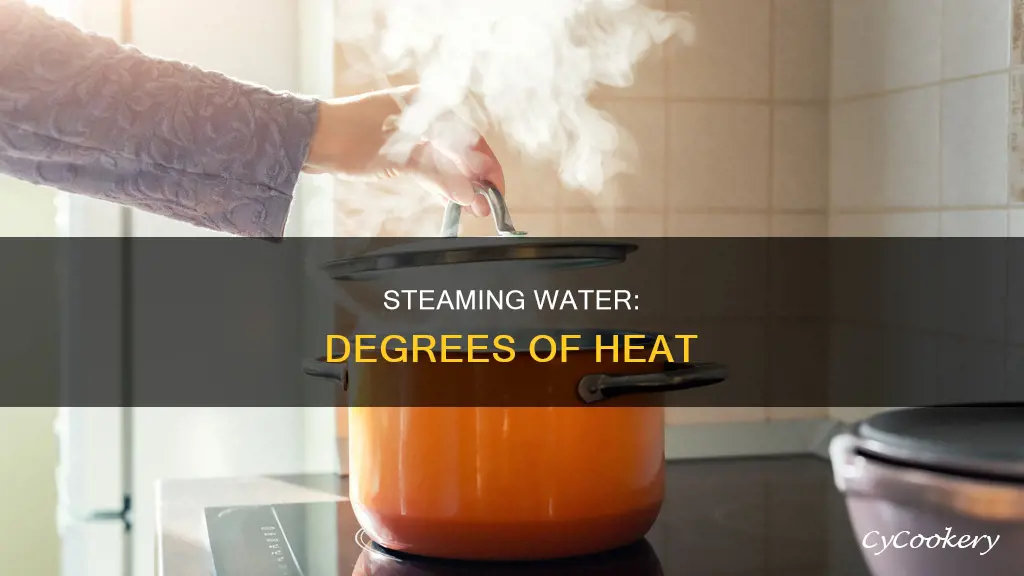 how hot is steaming water