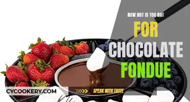 Chocolate Fondue: The Perfect Temperature for Melting