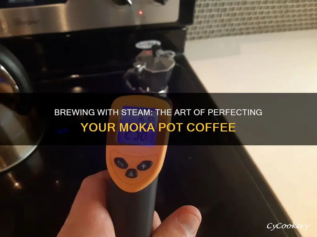 how hot moka pot