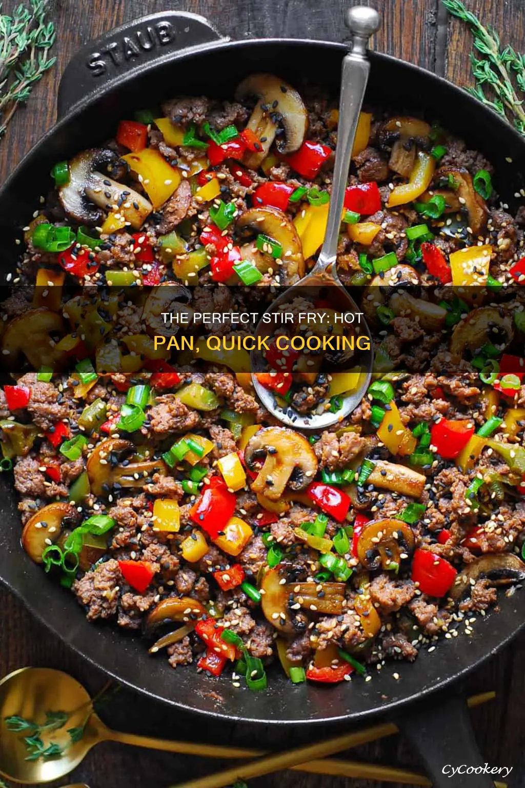 how hot pan stirfry