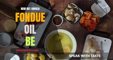 The Perfect Fondue: Oil Temperature Tips