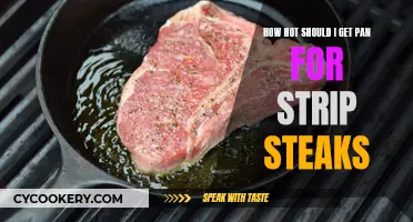 The Perfect Pan Temperature for Succulent Strip Steaks