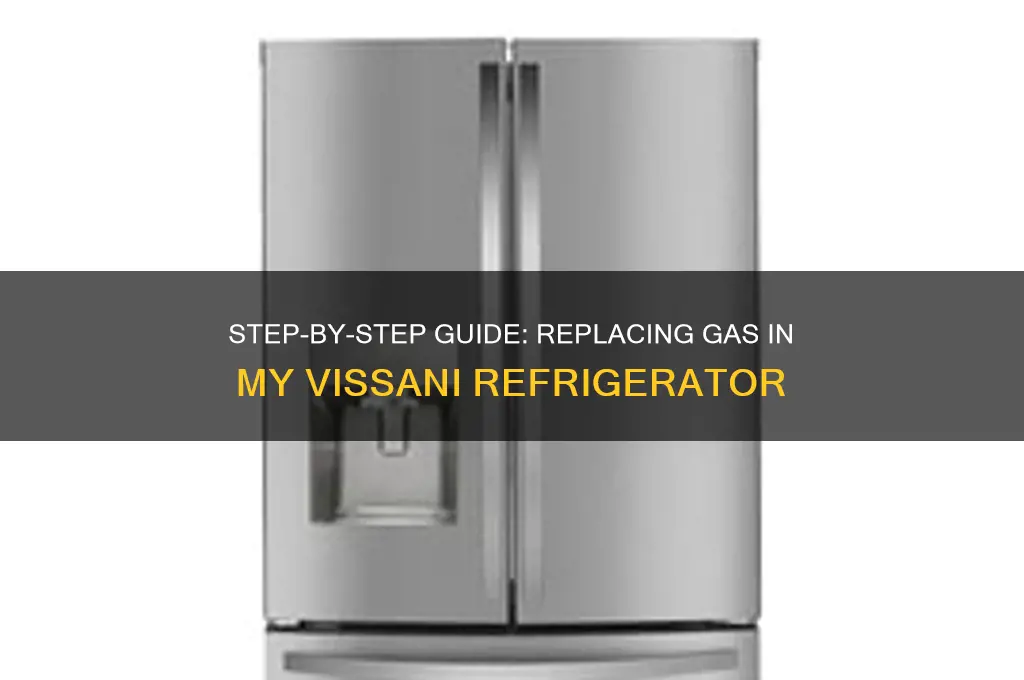 how i changed the gas in vissani refrigerator
