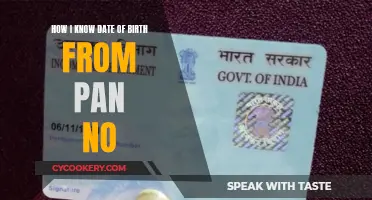 Unveiling Birth Dates from PAN Numbers