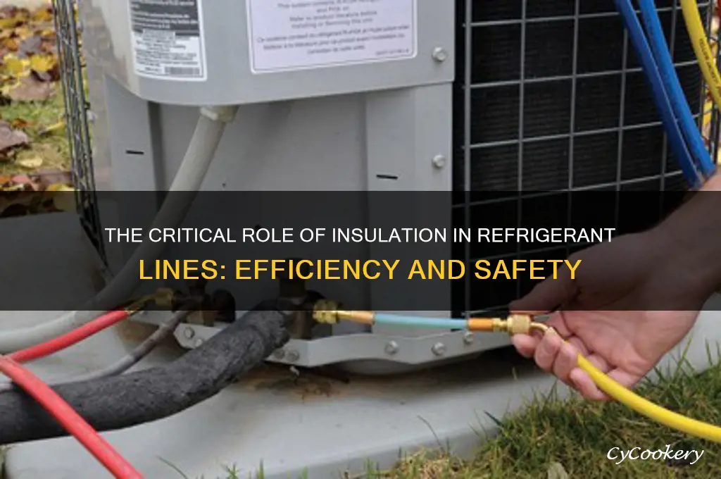 how important in the refrigerant insulation line