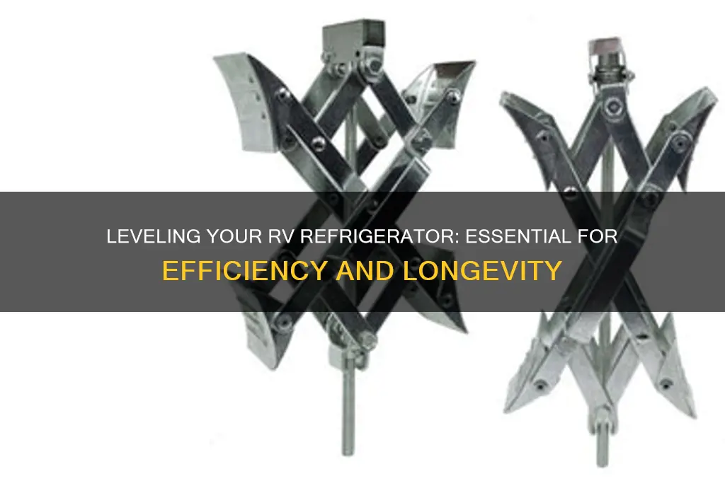 how important is it to level an rv refrigerator