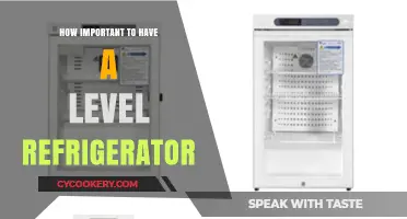 Why Leveling Your Refrigerator is Crucial for Efficiency and Longevity
