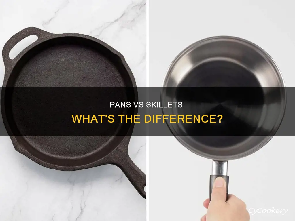 how is a pan different from a skillet