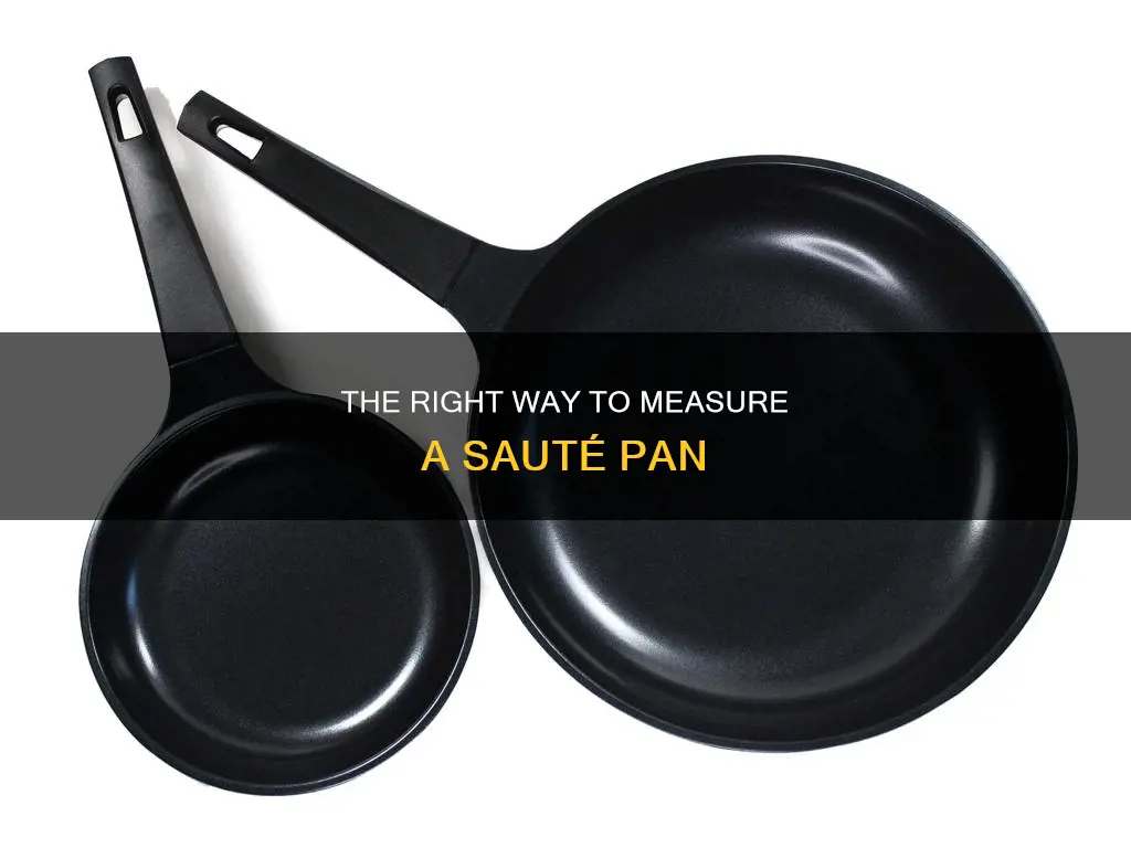how is a saute pan measured