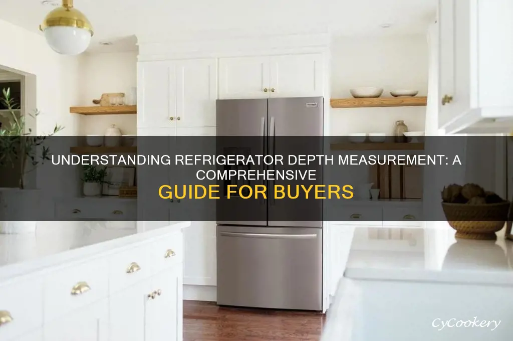 how is depth calculated on the refrigerator