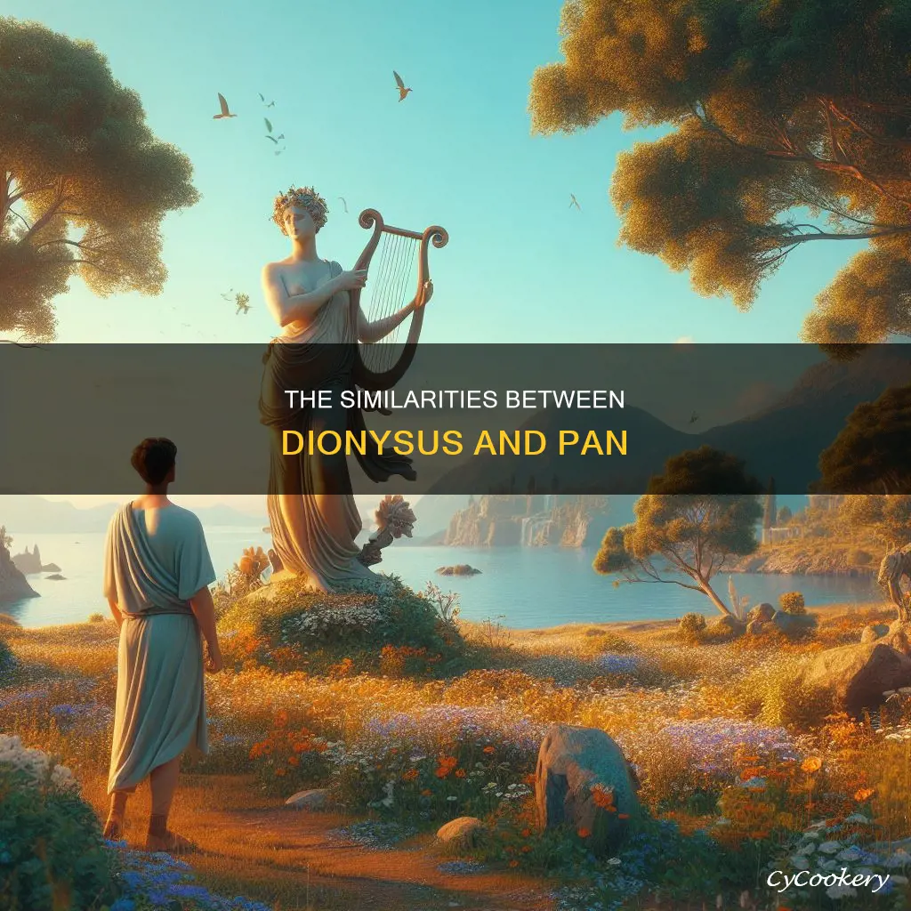 how is dionysus and pan correlate to each other