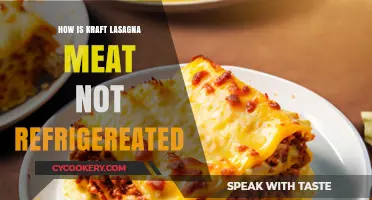 Kraft Lasagna Meat: Unrefrigerated Secrets and Shelf-Stable Science
