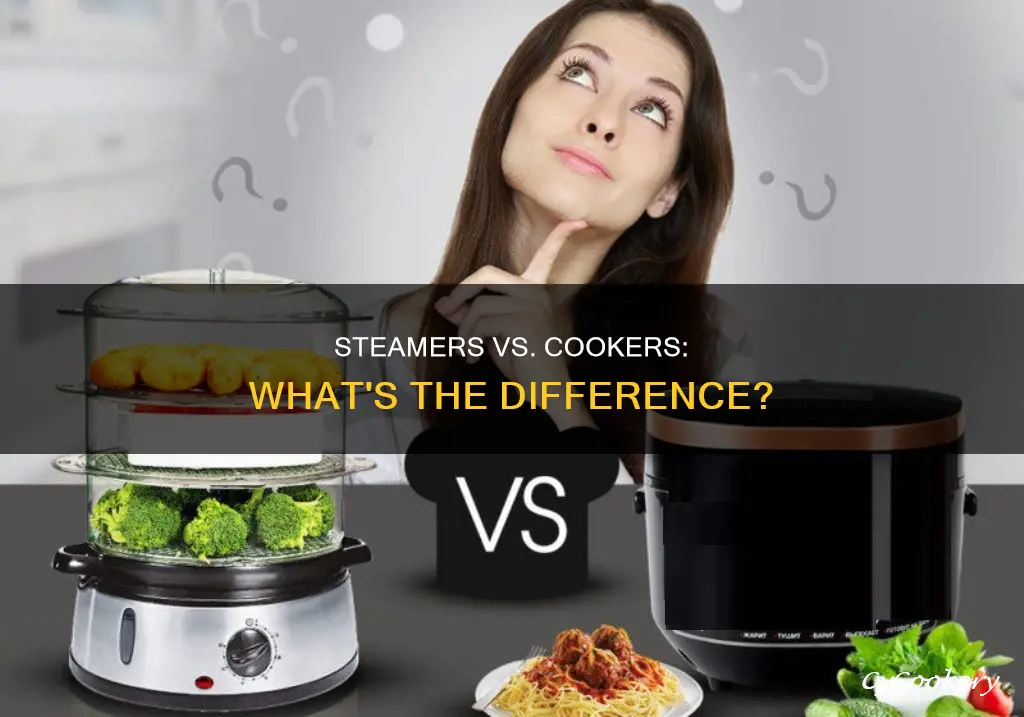 how is steamer different from cooker