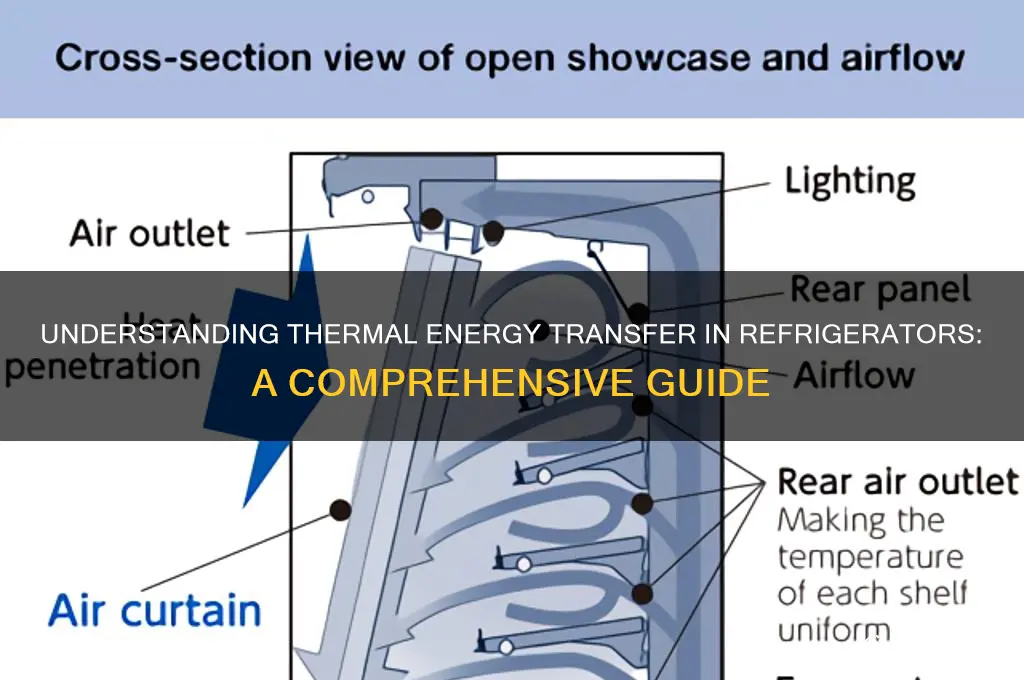 how is thermal energy transferred in a refrigerator