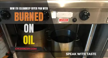 Deep Fryer Cleaning: Removing Burned Oil from Pan