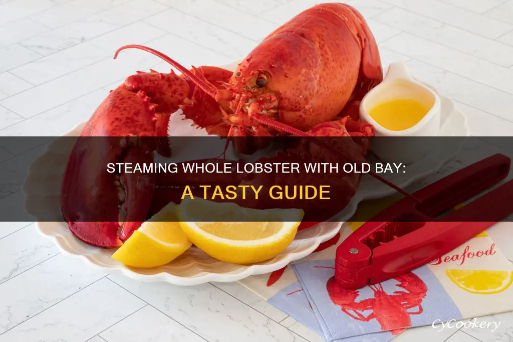 how l9ing tk steam cooked whole lobster use old bay