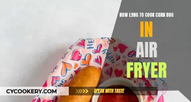 Crispy Corn Dog Delight: Air Fryer Perfection in 10 Minutes