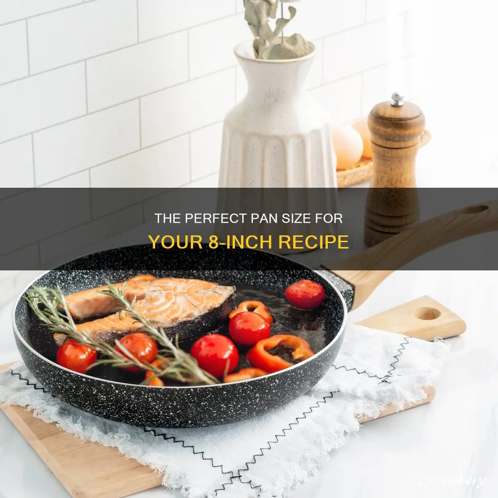 how large a 8 inch pan is