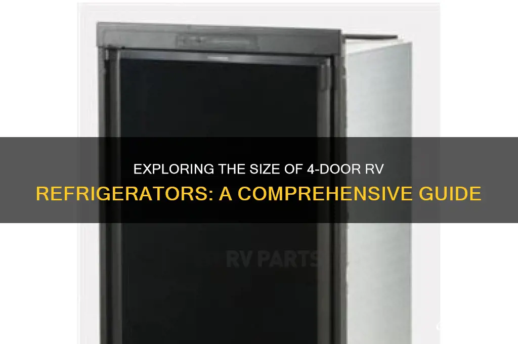 how large are 4 door rv refrigerator