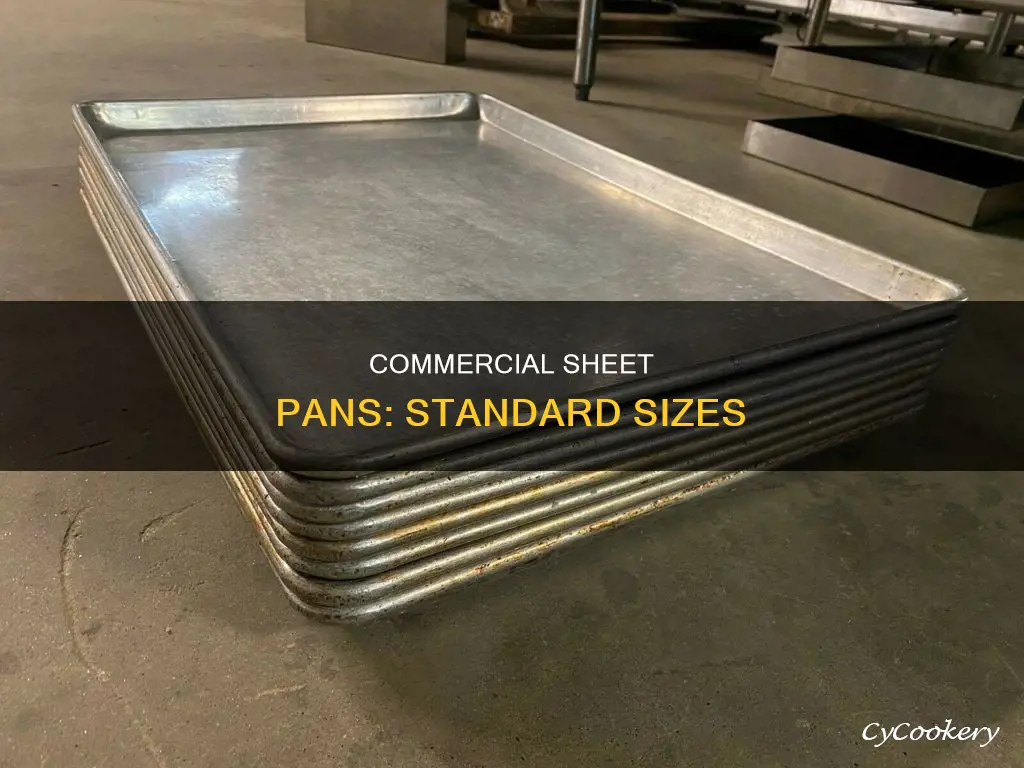 how large are the commercial size sheet pans