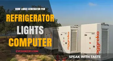 Sizing a Generator: Powering Your Fridge, Lights, and Computer Efficiently