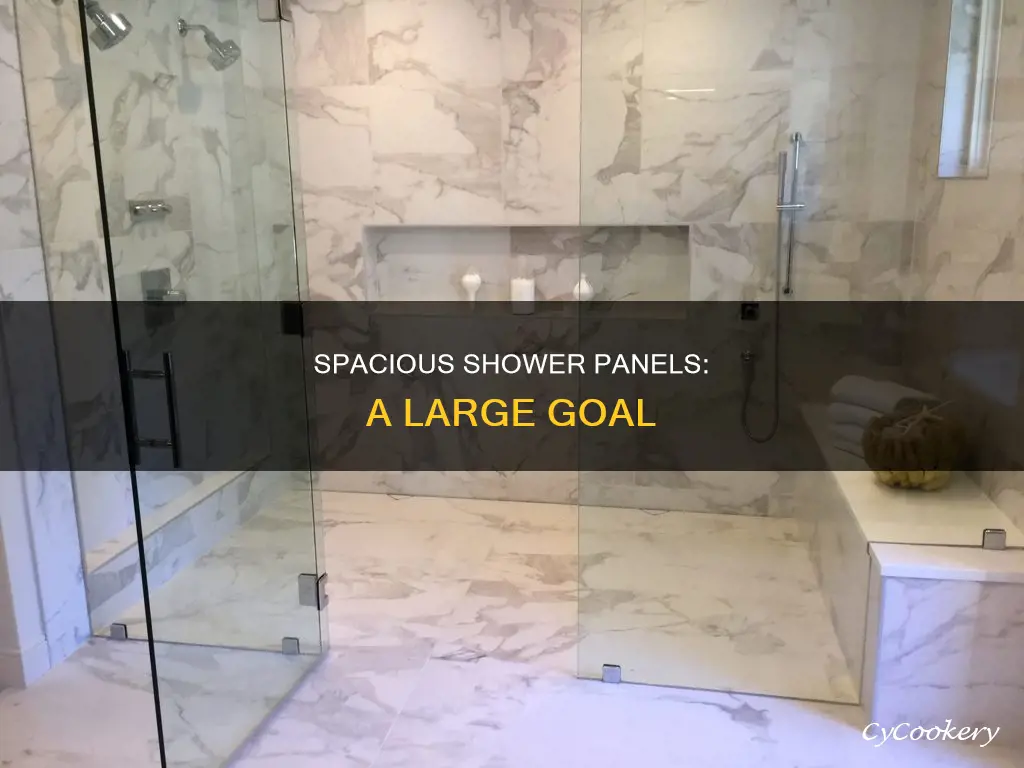how large gole under sgower pan