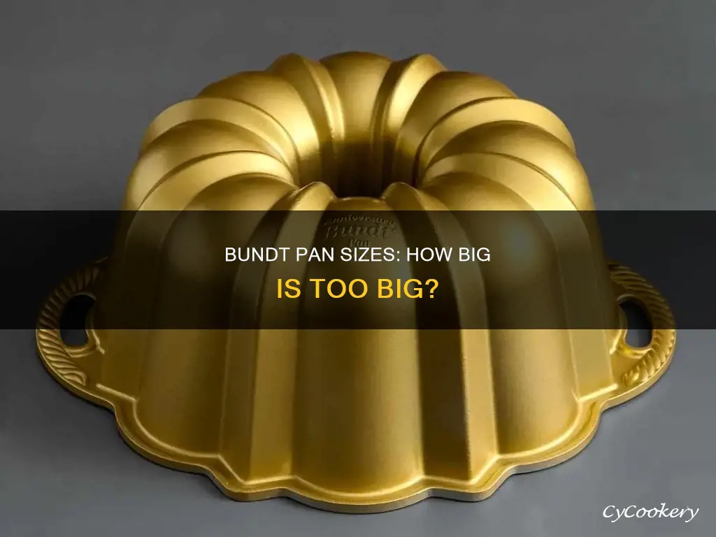 how large is a bundt pan