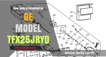 GE TFX25JRYD Refrigerator Size: Dimensions and Capacity Explained