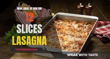 Lasagna Pan Size: The Right Fit for 12 Slices