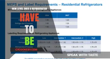 How Level Should Your Refrigerator Be for Optimal Performance?