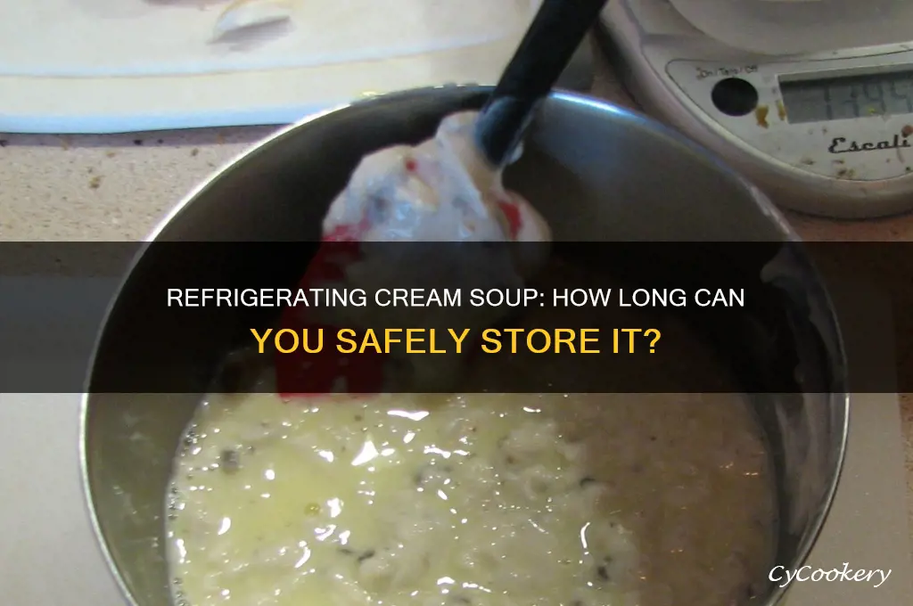 how ling can i refrigerate cteamt soyp
