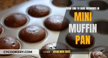 Baking Brownies: Mini Muffin Pan Method
