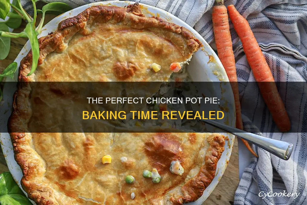 how ling to cook chicken pot pie