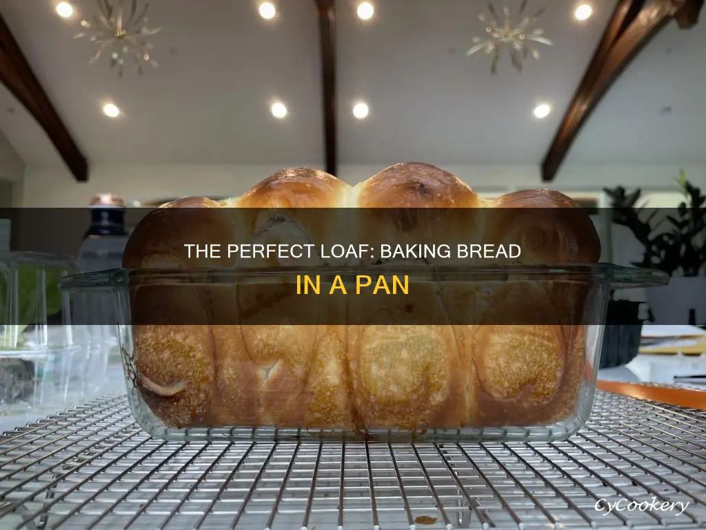how lobg to bake bread in loaf pan