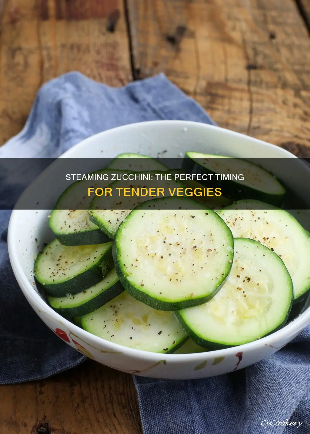 how log to cook zucchini in a steamer