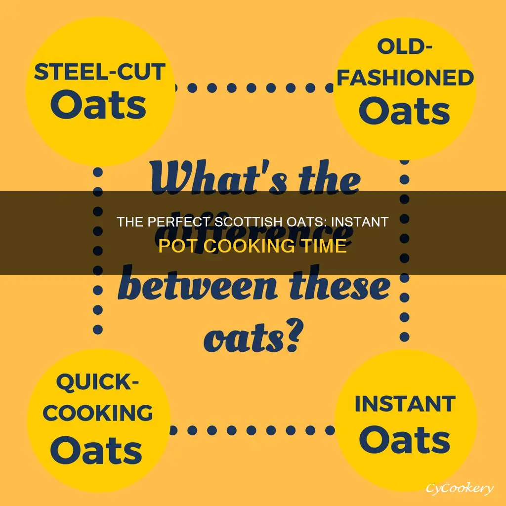 how logn to cook scottish oats in insta pot