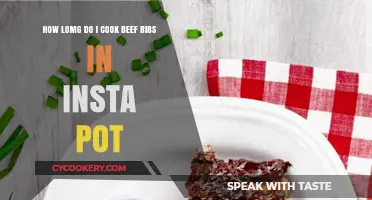 Insta-Pot Beef Ribs: How Long to Cook?