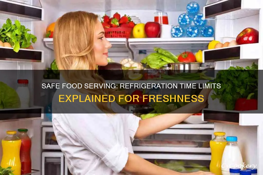 how long after can food be served after being refrigerated