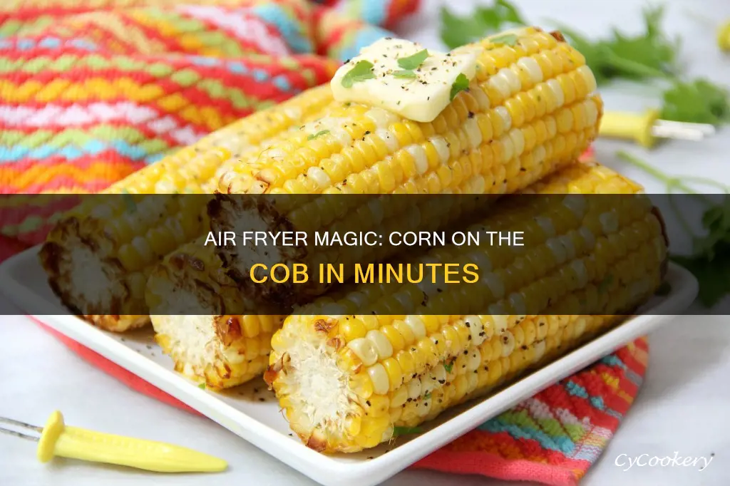 how long air fryer corn on the cob