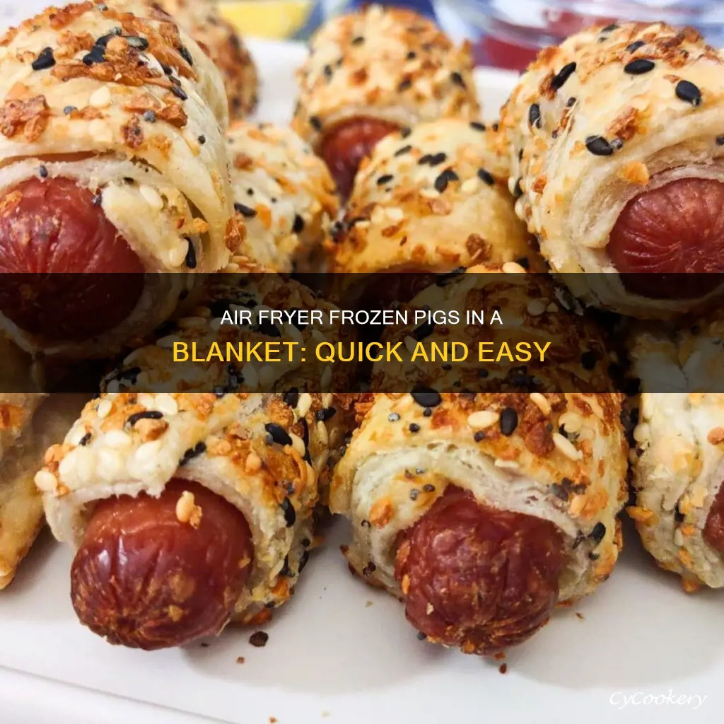 how long air fryer pigs in a blanket frozen